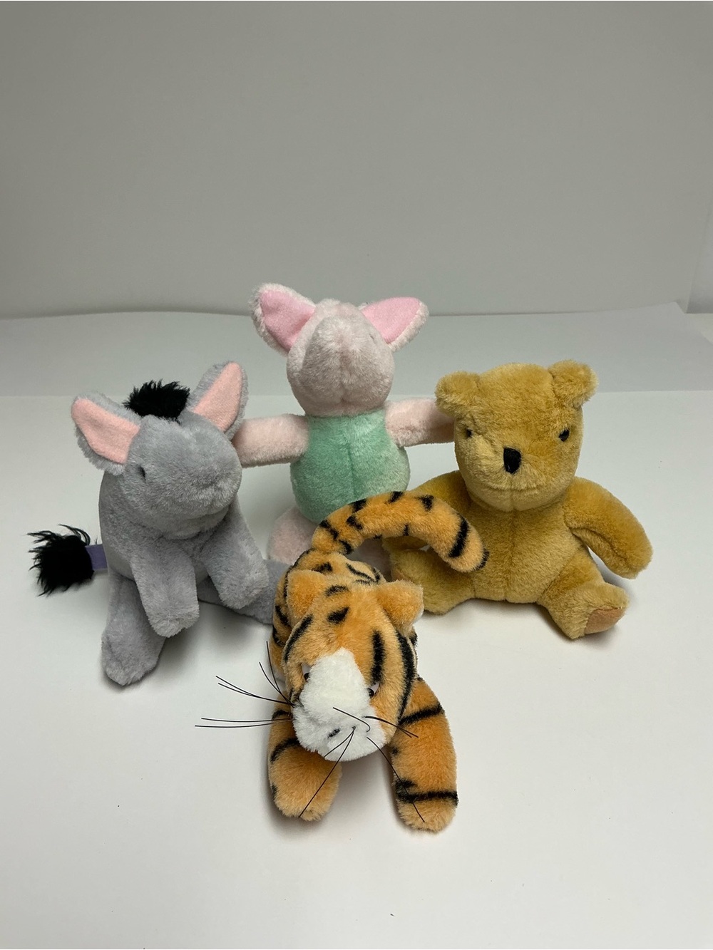 Disney Winnie the Pooh Mini Plush Lot Tigger Piglet Eeyore Stuffed Animals READ